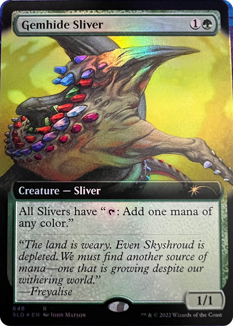 Gemhide Sliver (Extended Art) [Secret Lair Drop Series] | Gaming Infinity