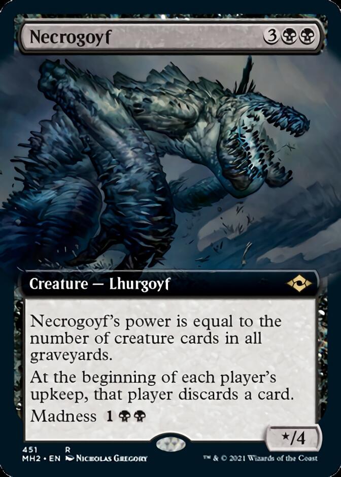 Necrogoyf (Extended Art) [Modern Horizons 2] | Gaming Infinity