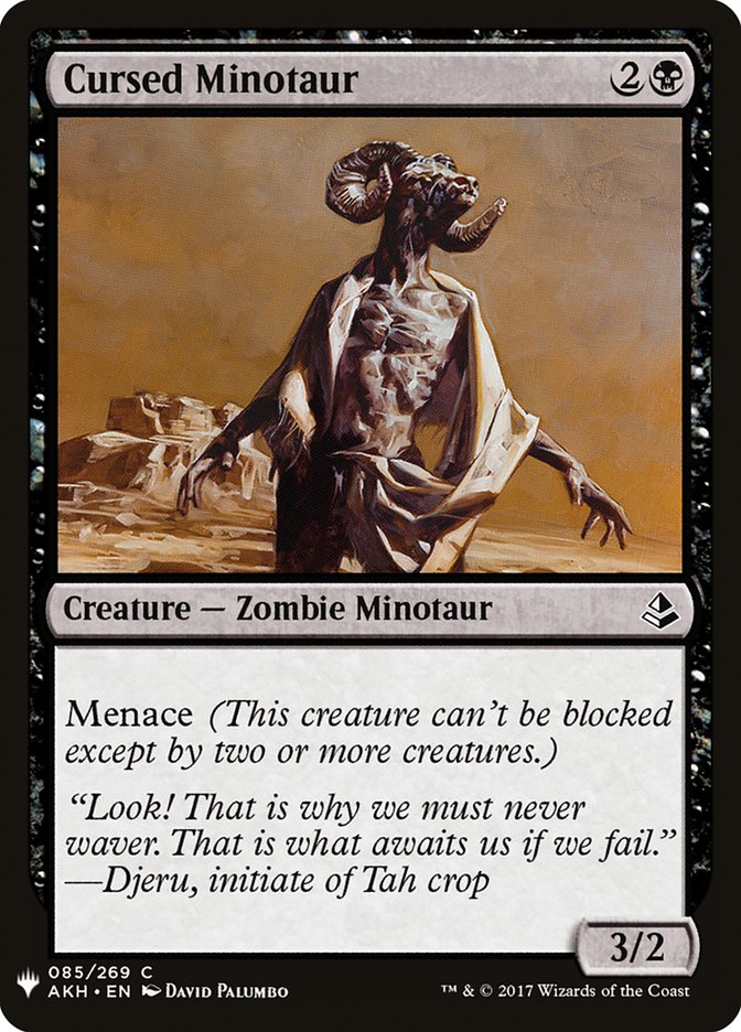 Cursed Minotaur [Mystery Booster] | Gaming Infinity