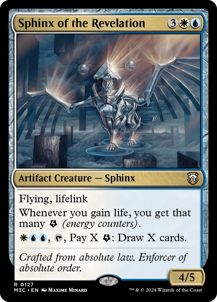 Sphinx of the Revelation (Ripple Foil) [Modern Horizons 3 Commander] | Gaming Infinity