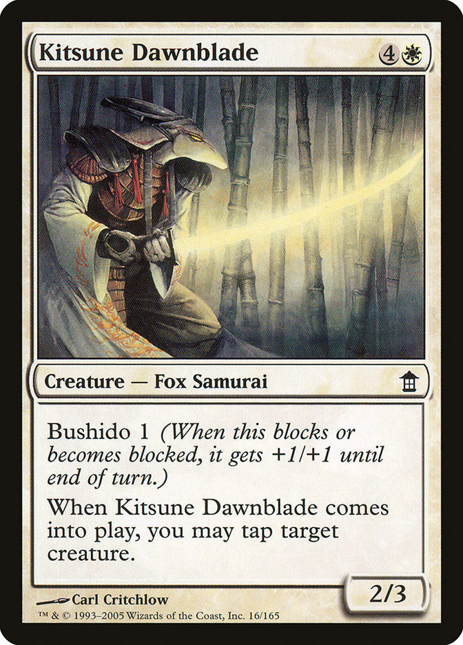 Kitsune Dawnblade [Saviors of Kamigawa] | Gaming Infinity