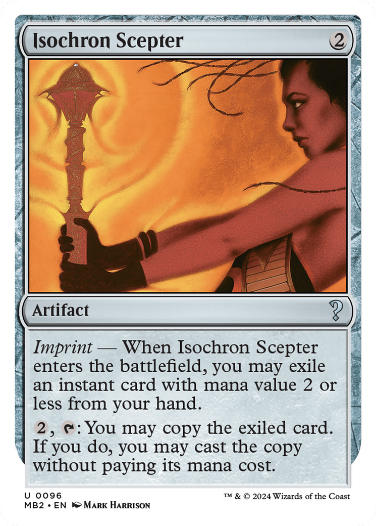 Isochron Scepter (White Border) [Mystery Booster 2] | Gaming Infinity