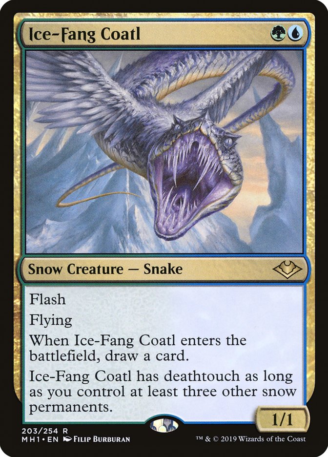 Ice-Fang Coatl [Modern Horizons] | Gaming Infinity