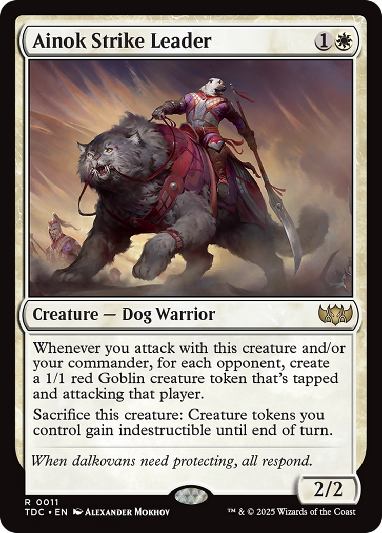Ainok Strike Leader [Tarkir: Dragonstorm Commander] | Gaming Infinity