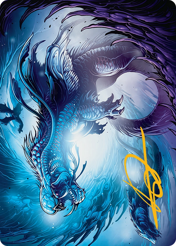 Roiling Dragonstorm Art Card (33/54) [Tarkir: Dragonstorm Art Series] | Gaming Infinity