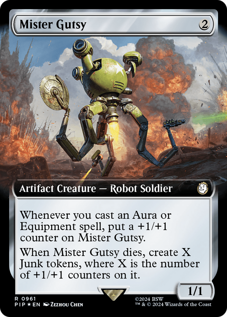 Mister Gutsy (Extended Art) (Surge Foil) [Fallout] | Gaming Infinity