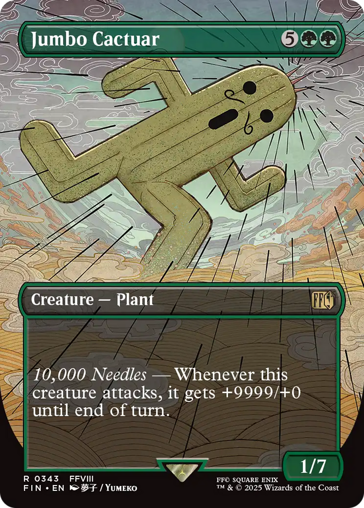 Jumbo Cactuar (Borderless) [FINAL FANTASY] | Gaming Infinity