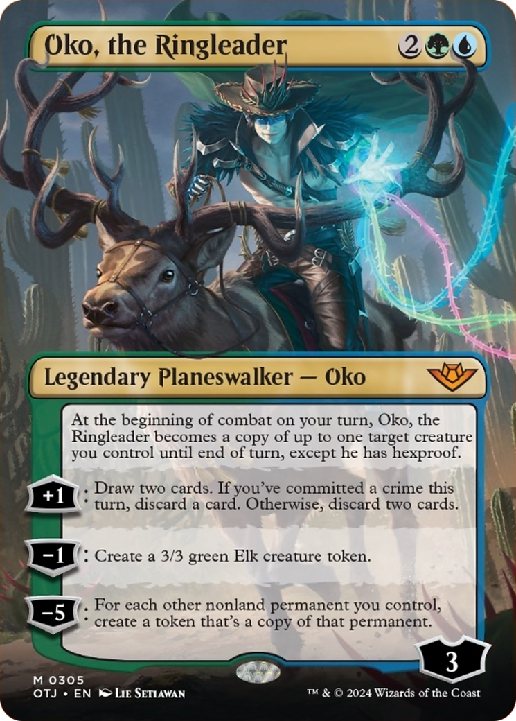 Oko, the Ringleader (Borderless) [Outlaws of Thunder Junction] | Gaming Infinity