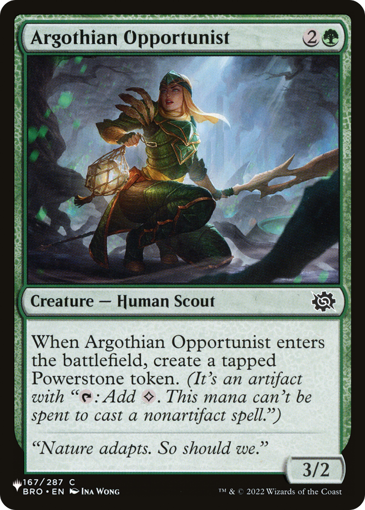 Argothian Opportunist [The List] | Gaming Infinity