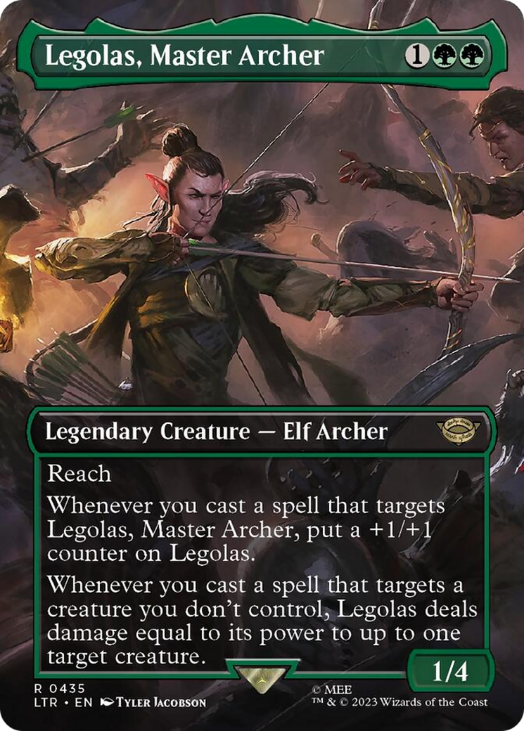 Legolas, Master Archer (Borderless Alternate Art) [The Lord of the Rings: Tales of Middle-Earth] | Gaming Infinity