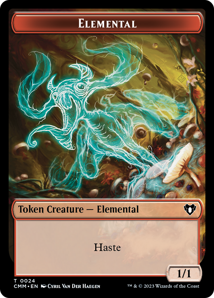 Elemental Token (24) [Commander Masters Tokens] | Gaming Infinity