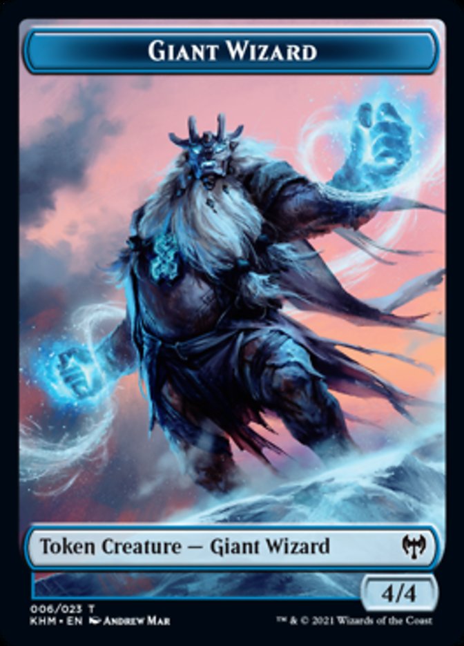 Giant Wizard Token [Kaldheim Tokens] | Gaming Infinity