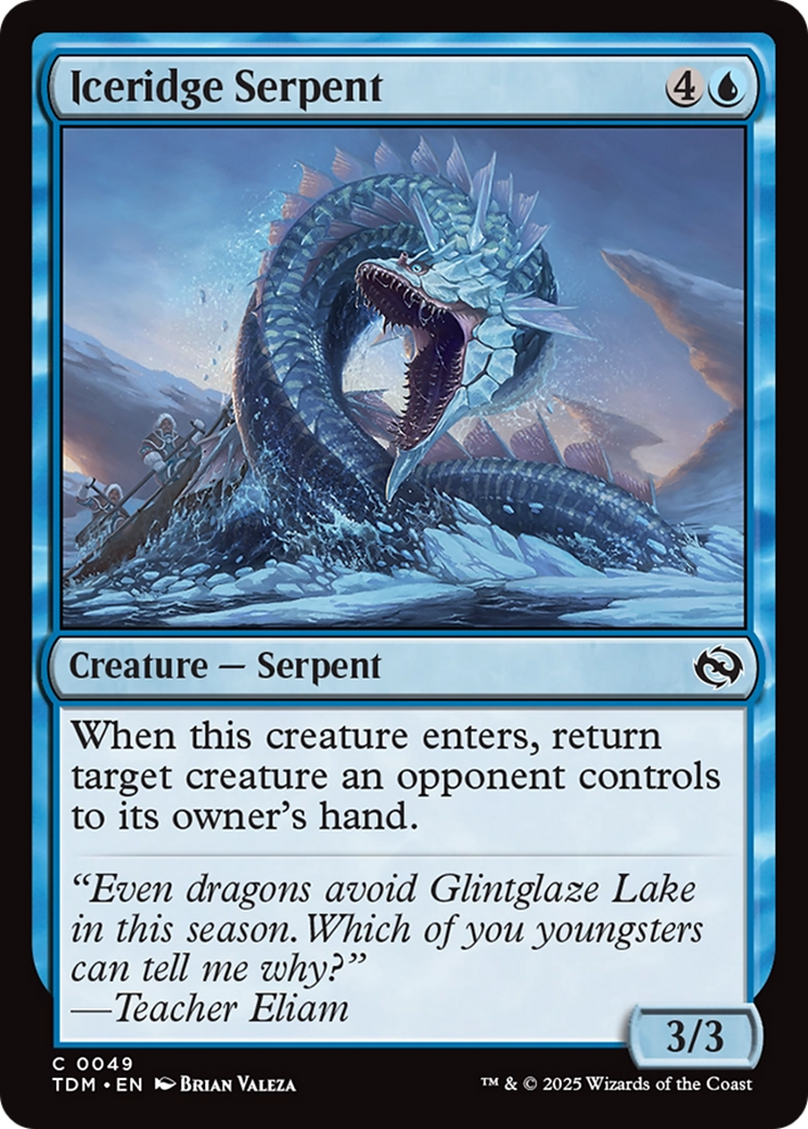 Iceridge Serpent [Tarkir: Dragonstorm] | Gaming Infinity