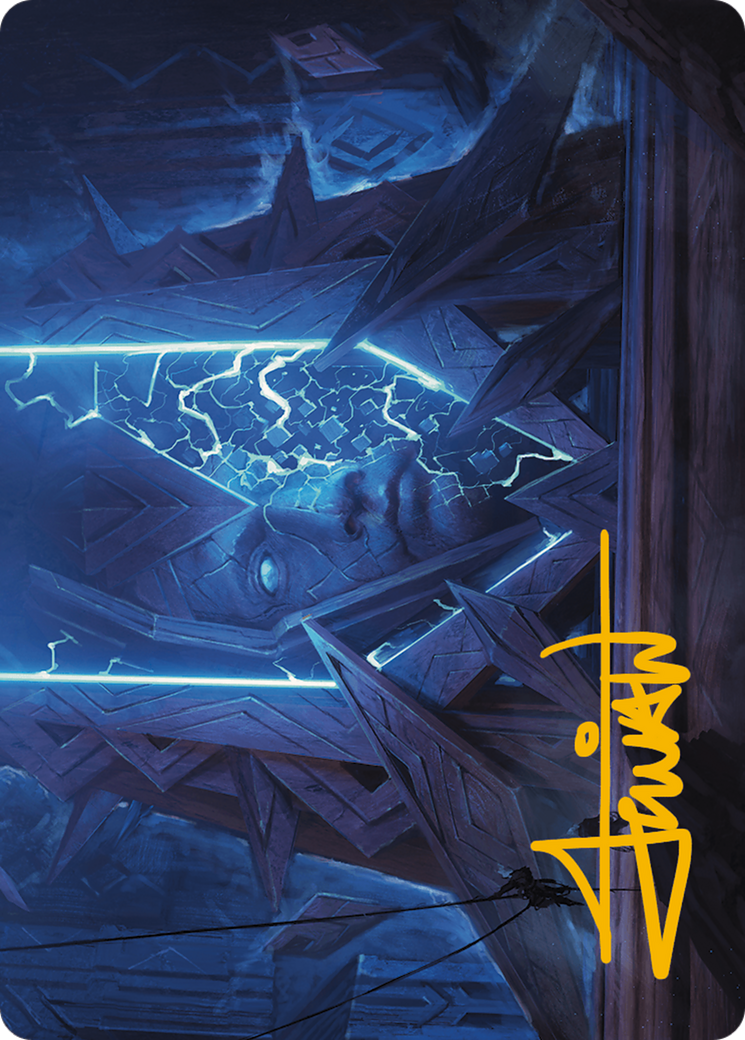 Stone Idol Generator Art Card (Gold-Stamped Signature) [Modern Horizons 3 Art Series] | Gaming Infinity