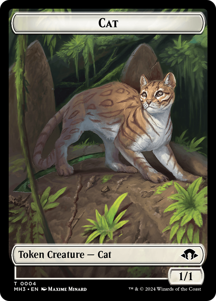 Cat // Energy Reserve Double-Sided Token [Modern Horizons 3 Tokens] | Gaming Infinity