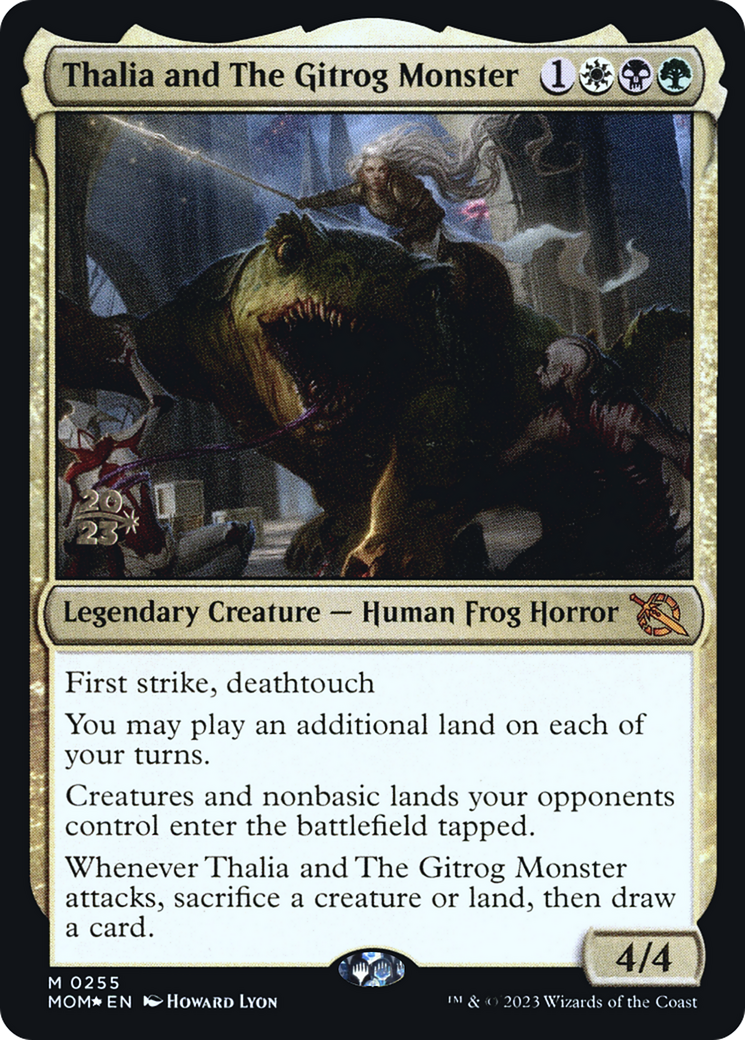 Thalia and The Gitrog Monster [March of the Machine Prerelease Promos] | Gaming Infinity