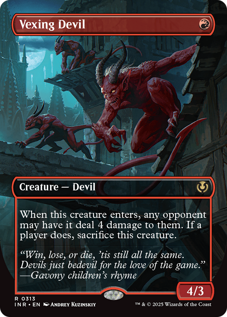 Vexing Devil (Borderless) [Innistrad Remastered] | Gaming Infinity