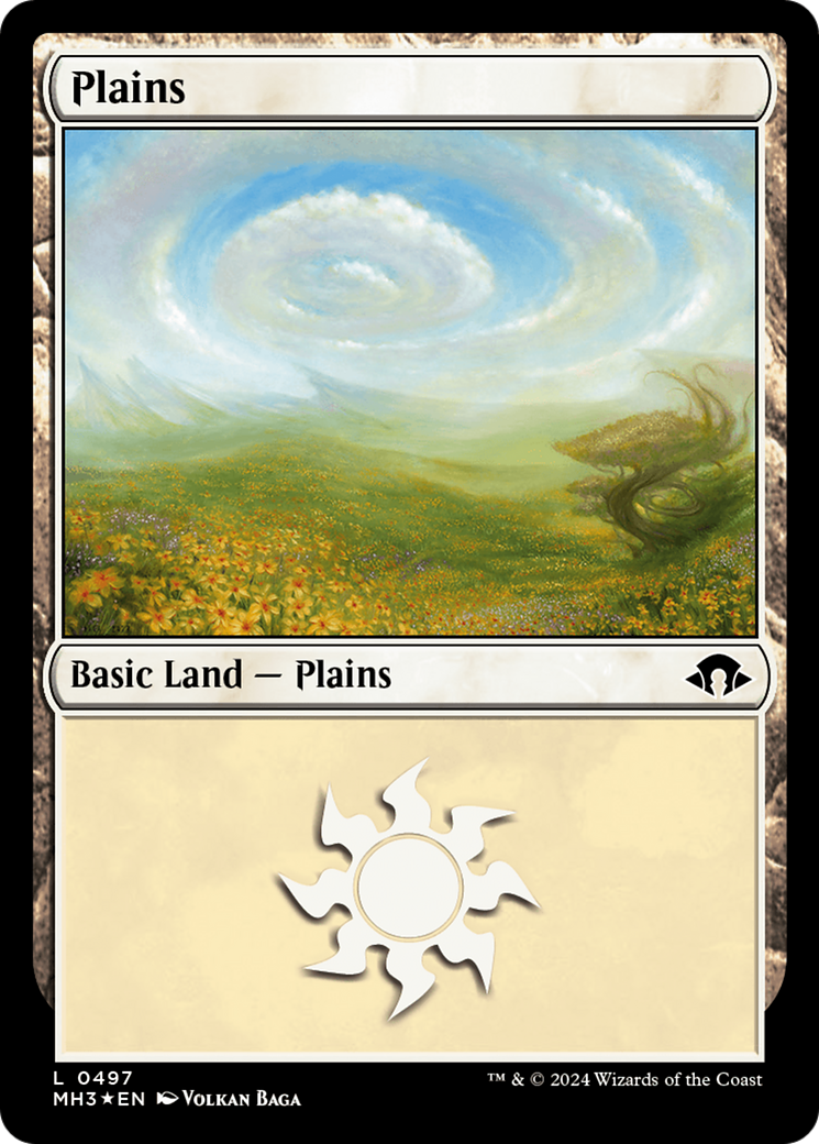 Plains (0497) (Ripple Foil) [Modern Horizons 3] | Gaming Infinity