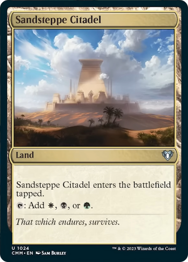 Sandsteppe Citadel [Commander Masters] | Gaming Infinity