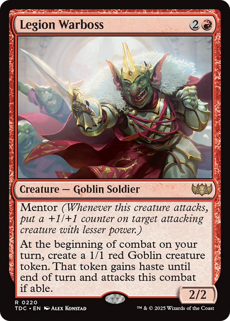 Legion Warboss [Tarkir: Dragonstorm Commander] | Gaming Infinity