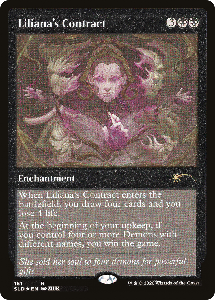Liliana's Contract (Foil Etched) [Secret Lair Drop Series] | Gaming Infinity