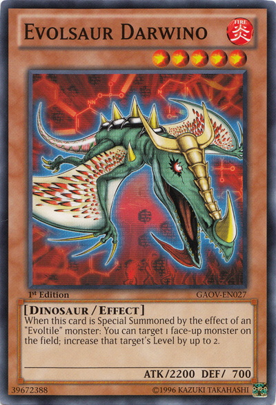Evolsaur Darwino [GAOV-EN027] Common | Gaming Infinity