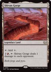 Shivan Gorge [Duskmourn: House of Horror Commander] | Gaming Infinity