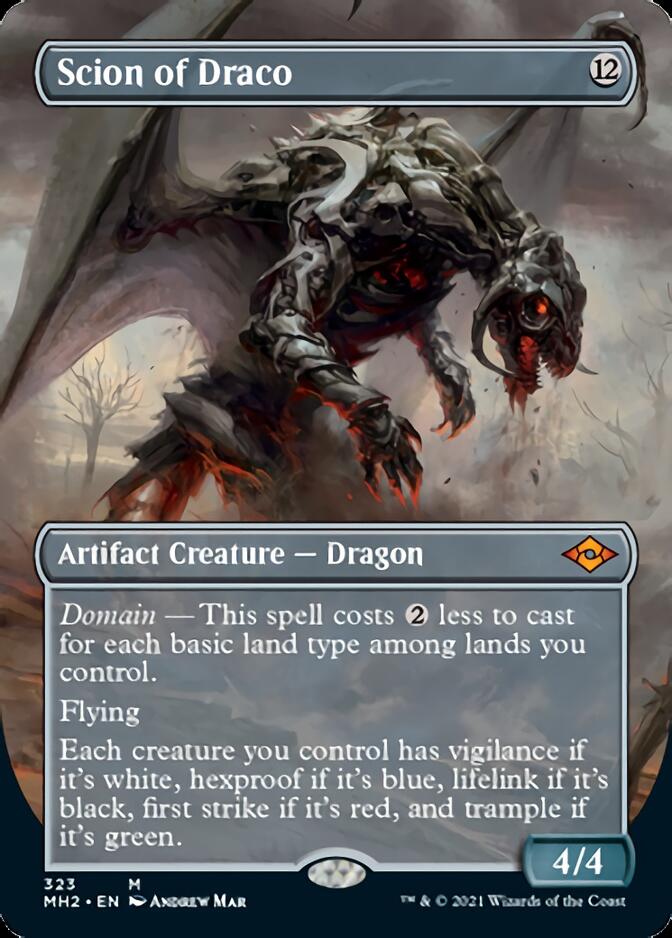 Scion of Draco (Borderless Alternate Art) [Modern Horizons 2] | Gaming Infinity