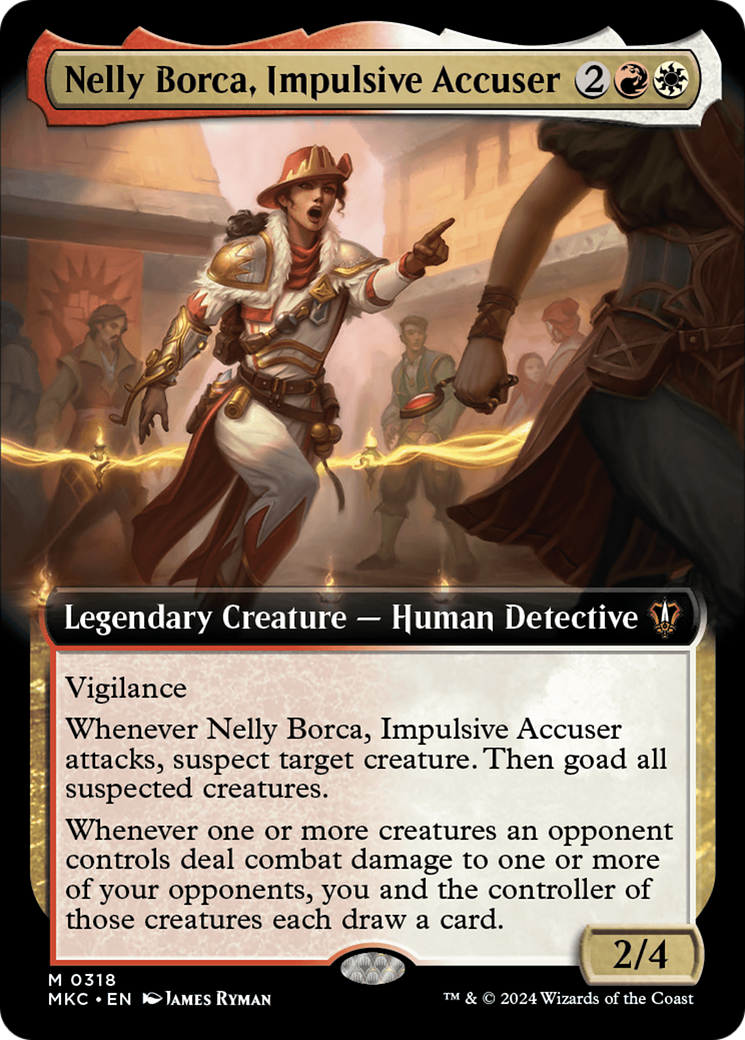 Nelly Borca, Impulsive Accuser (Extended Art) [Murders at Karlov Manor Commander] | Gaming Infinity