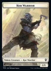 Kor Warrior // Treasure Double-Sided Token [Commander Legends: Battle for Baldur's Gate Tokens] | Gaming Infinity