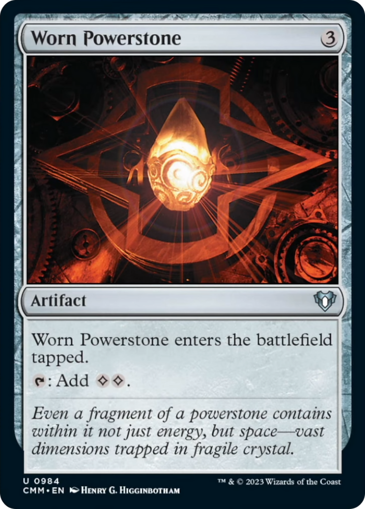 Worn Powerstone [Commander Masters] | Gaming Infinity