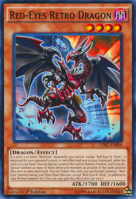 Red-Eyes Retro Dragon [LDK2-ENJ04] Common | Gaming Infinity