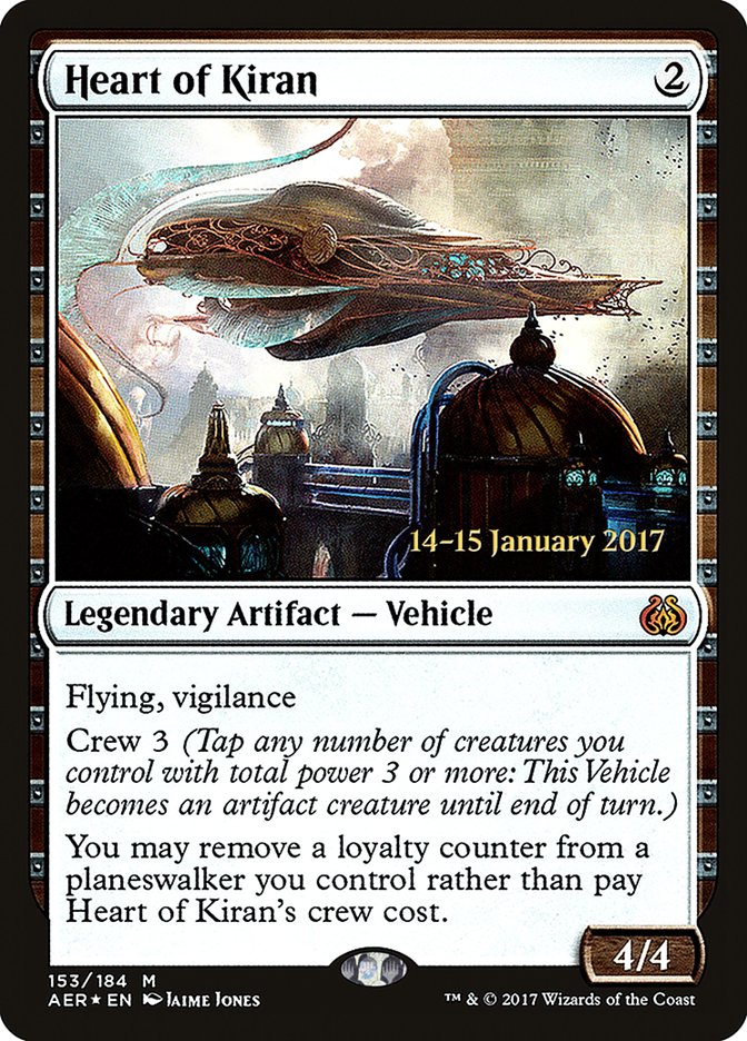Heart of Kiran [Aether Revolt Prerelease Promos] | Gaming Infinity
