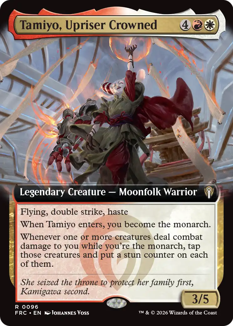Tamiyo, Upriser Crowned (Extended Art) [Reality Fracture Commander] | Gaming Infinity