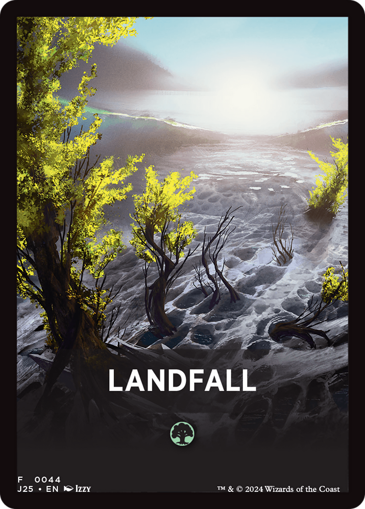 Landfall Theme Card [Foundations Jumpstart Front Cards] | Gaming Infinity