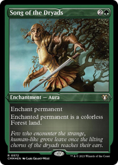 Song of the Dryads (Foil Etched) [Commander Masters] | Gaming Infinity