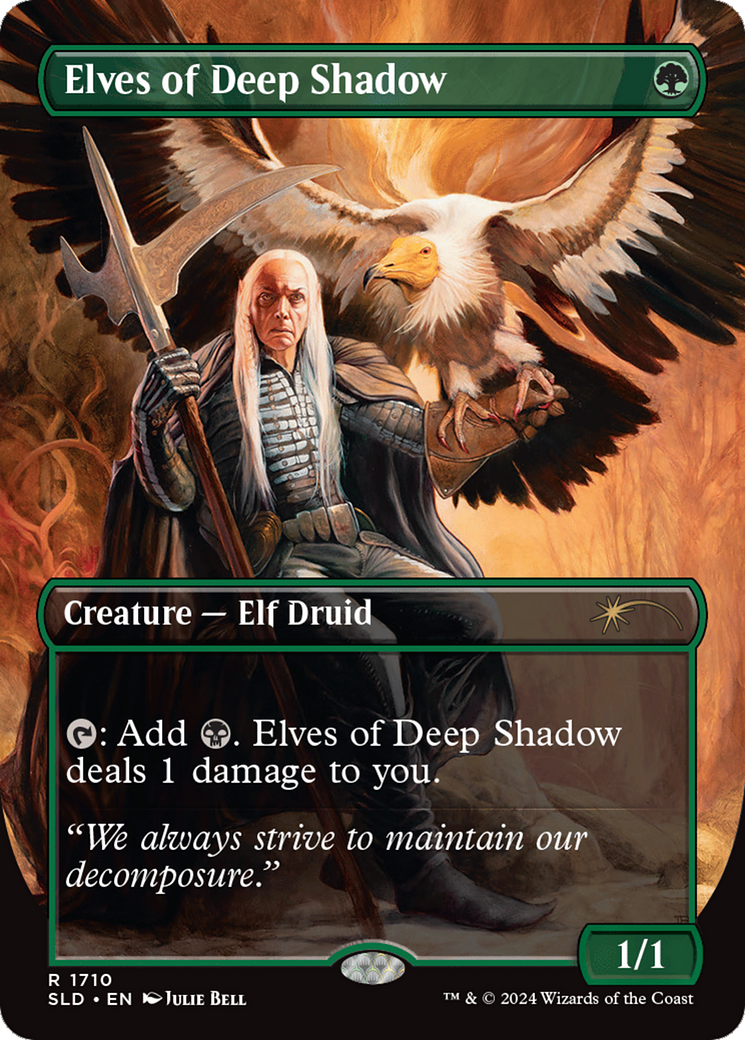 Elves of Deep Shadow (Rainbow Foil) [Secret Lair Drop Series] | Gaming Infinity