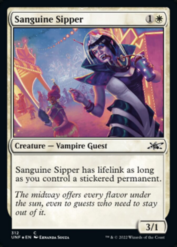 Sanguine Sipper (Galaxy Foil) [Unfinity] | Gaming Infinity