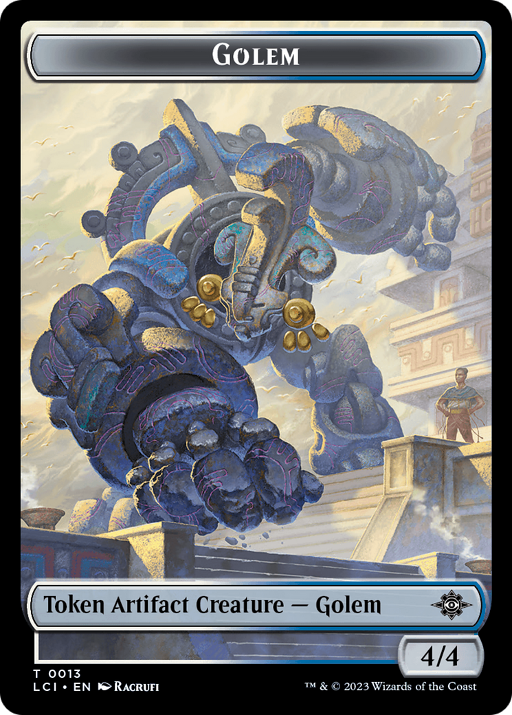 Golem Token [The Lost Caverns of Ixalan Tokens] | Gaming Infinity