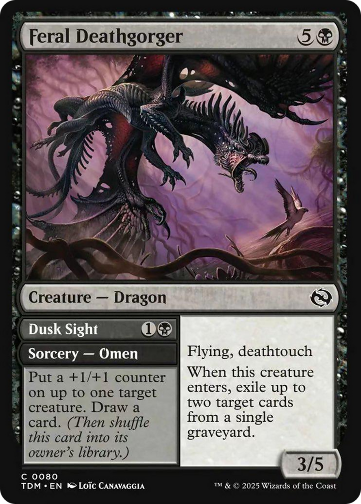 Feral Deathgorger [Tarkir: Dragonstorm] | Gaming Infinity