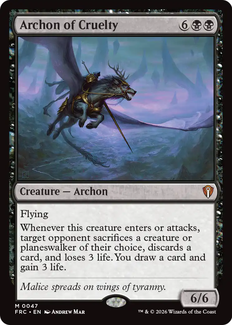 Archon of Cruelty [Reality Fracture Commander] | Gaming Infinity