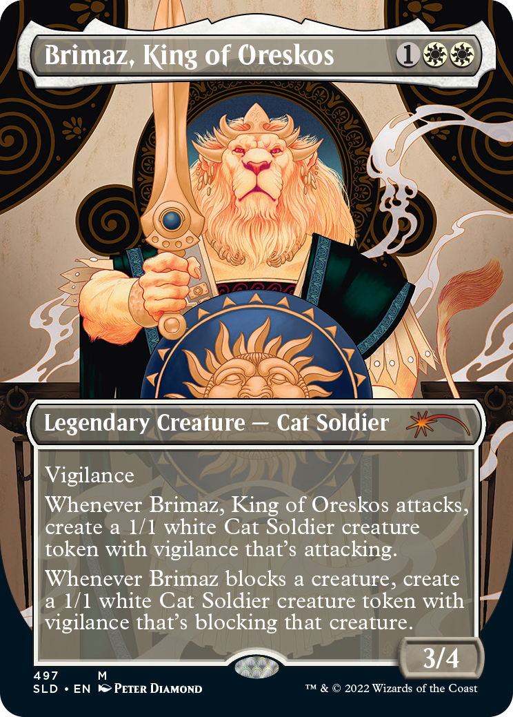 Brimaz, King of Oreskos (Borderless) [Secret Lair Drop Series] | Gaming Infinity