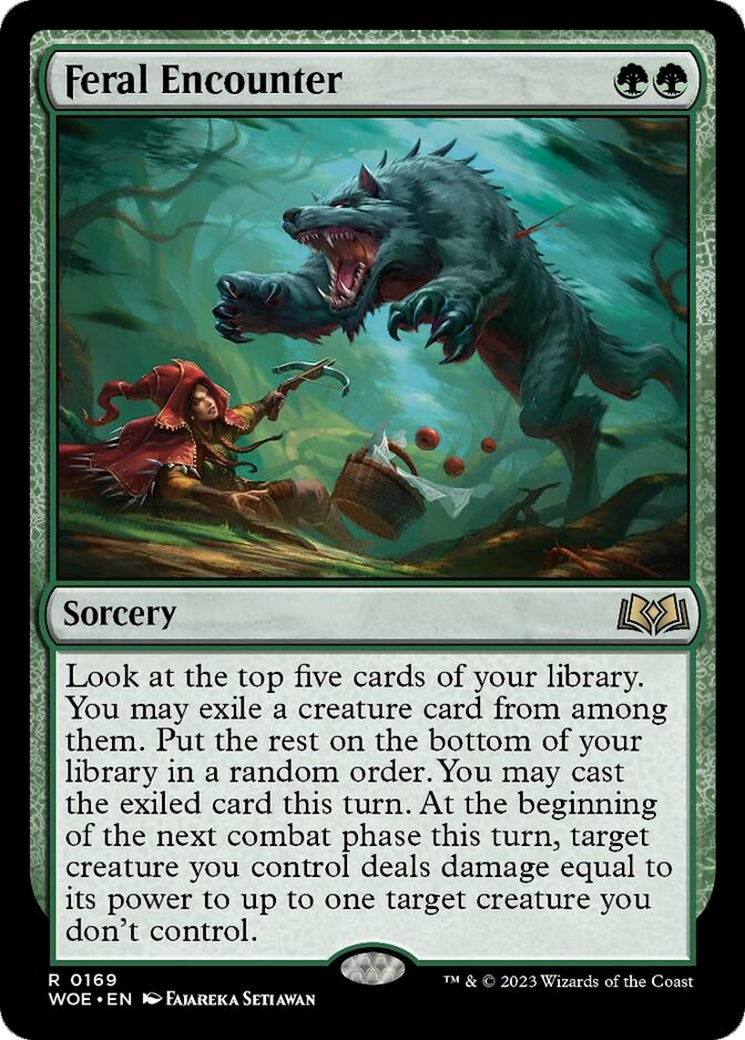 Feral Encounter [Wilds of Eldraine] | Gaming Infinity