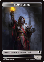 Demon // Human Cleric Double-Sided Token [Innistrad Remastered Tokens] | Gaming Infinity