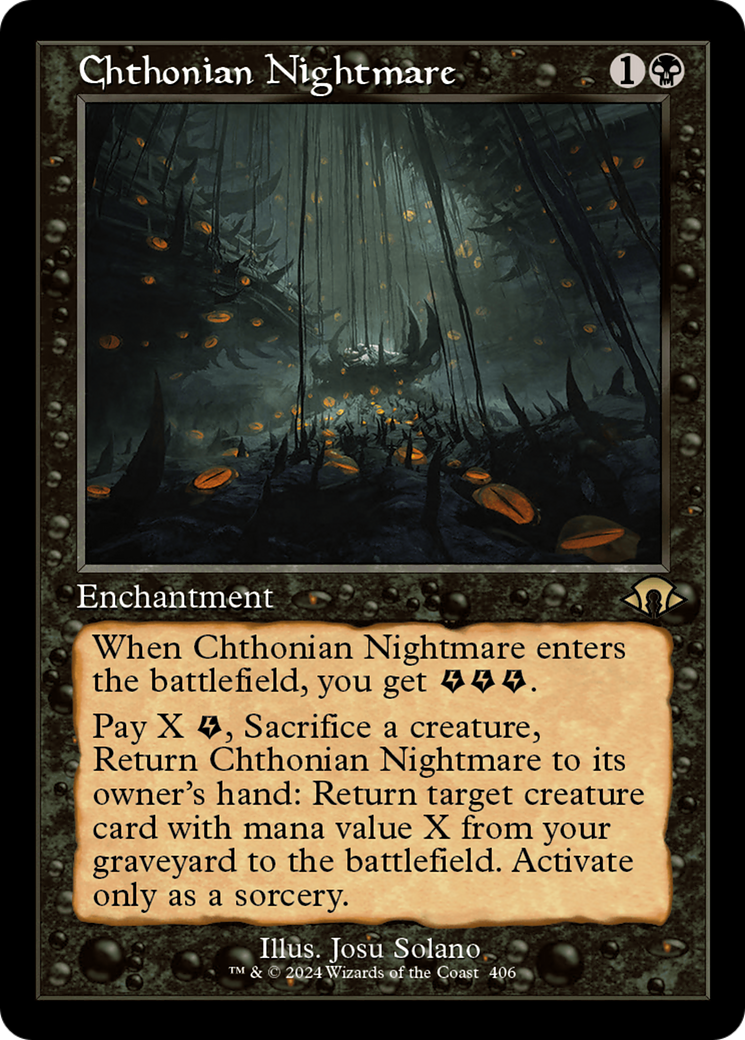 Chthonian Nightmare (Retro) [Modern Horizons 3] | Gaming Infinity