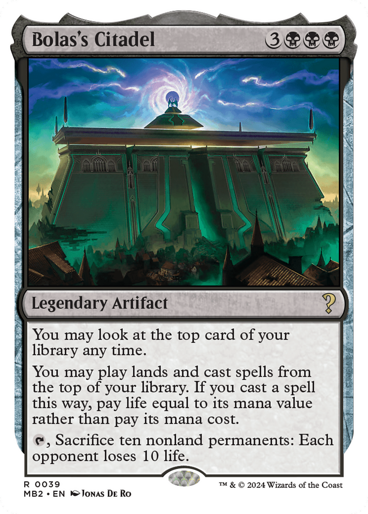 Bolas's Citadel (White Border) [Mystery Booster 2] | Gaming Infinity