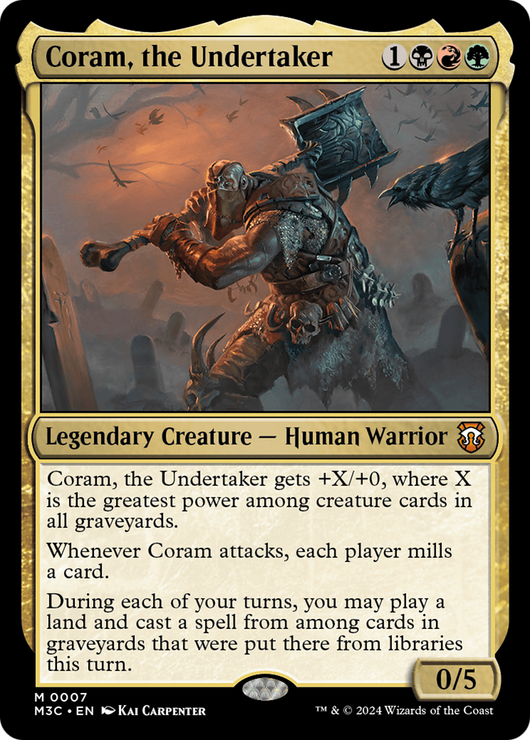 Coram, the Undertaker [Modern Horizons 3 Commander] | Gaming Infinity