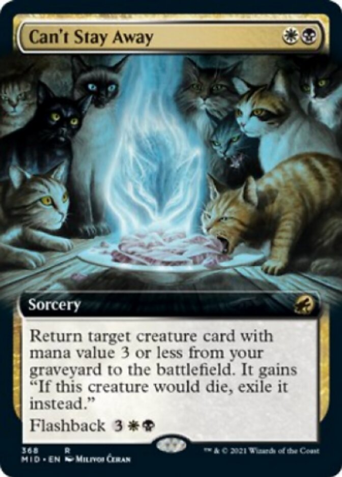 Can't Stay Away (Extended Art) [Innistrad: Midnight Hunt] | Gaming Infinity