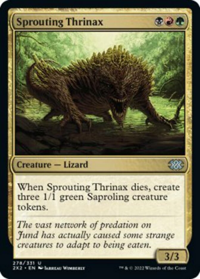 Sprouting Thrinax [Double Masters 2022] | Gaming Infinity