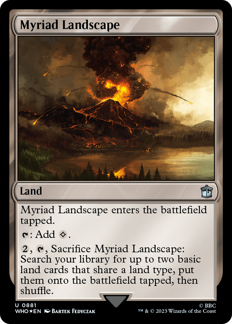 Myriad Landscape (Surge Foil) [Doctor Who] | Gaming Infinity